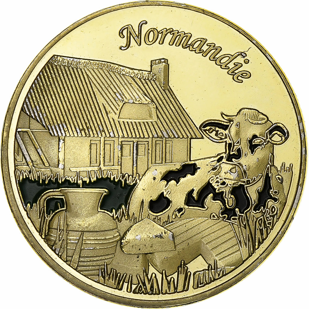 Francia, zeton, Seine Maritime, Normandie, Aluminio y cuproníquel, Souvenirs et