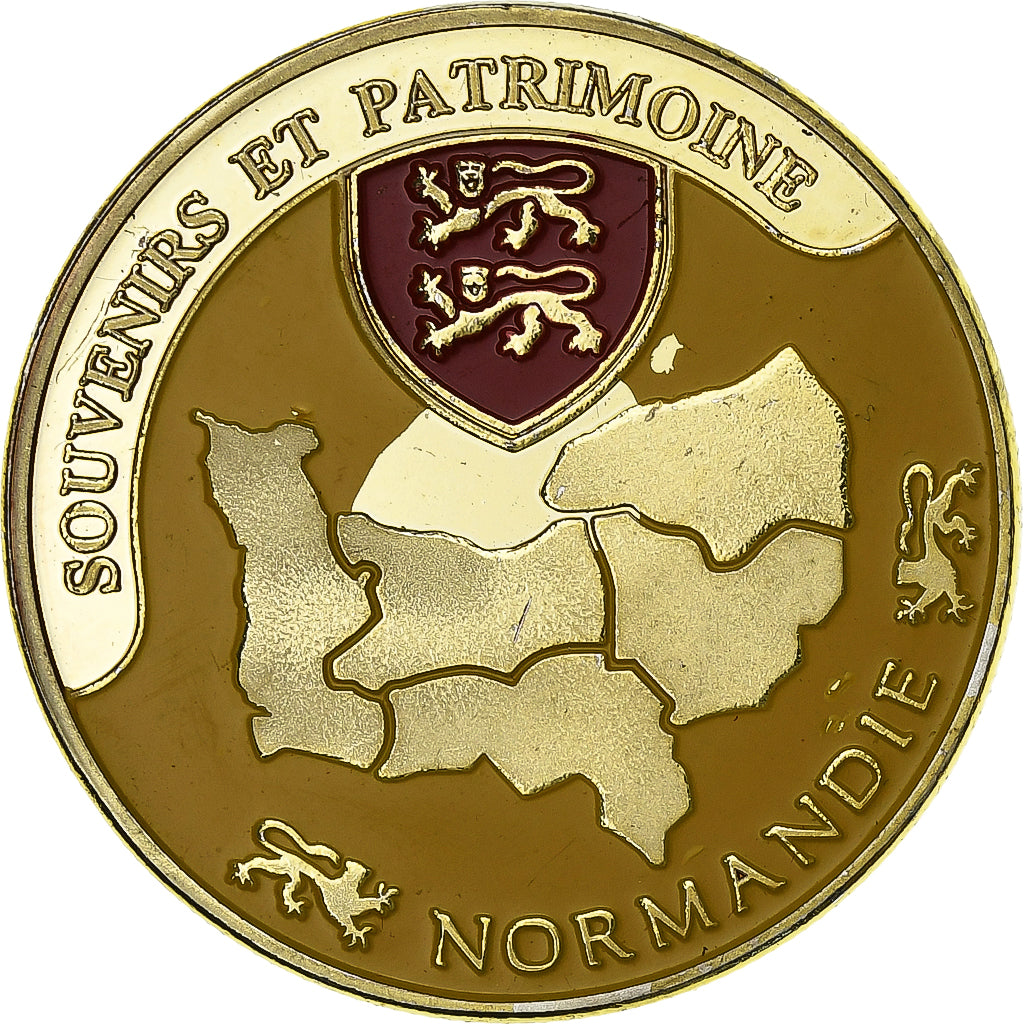 Francia, zeton, Seine Maritime, Normandie, Aluminio y cuproníquel, Souvenirs et