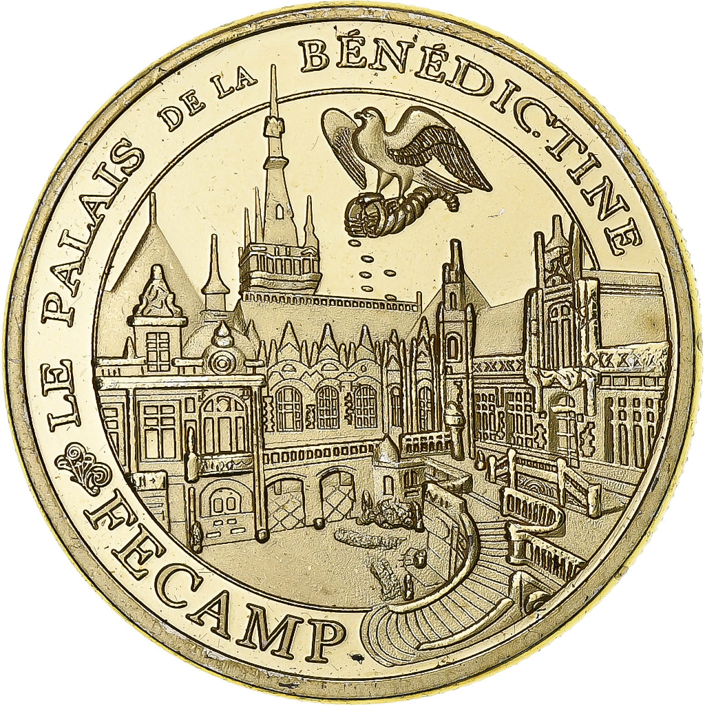 Francia, zeton, Fécamp - Palais de la Bénédictine, Aluminio y cuproníquel