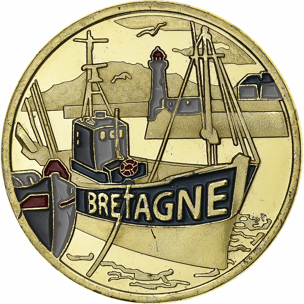 Frankrijk, Token, Bretagne - Breizh, Copper-nickel Aluminium, Souvenirs et