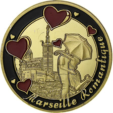 France, Token, Marseille Romantique, Copper-nickel Aluminium, Souvenirs et