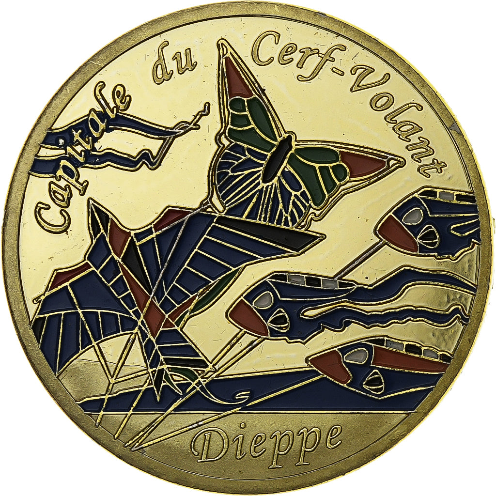 France, Jeton, Dieppe - Festival international du cerf-volant, Cupro-nickel