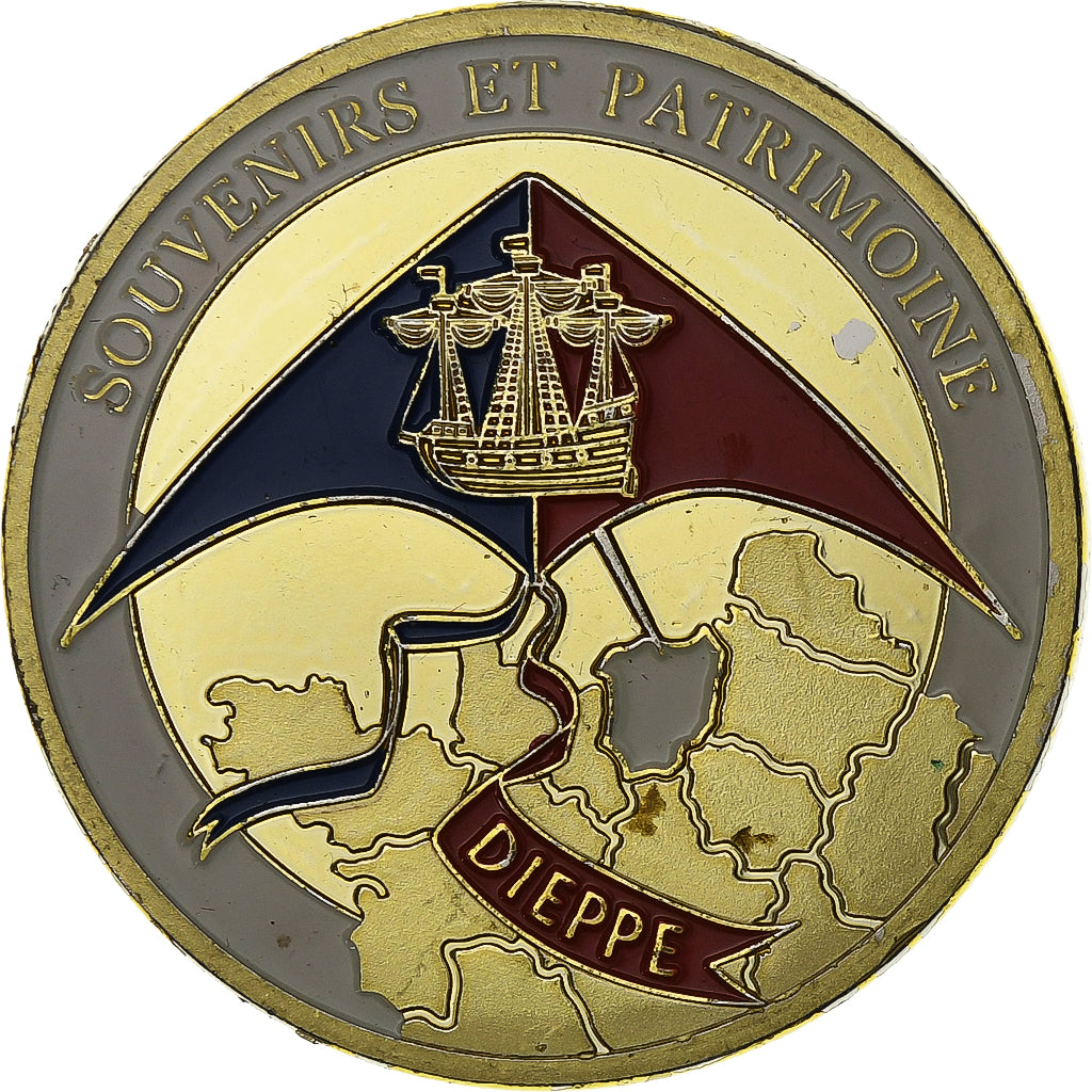 France, Jeton, Dieppe - Festival international du cerf-volant, Cupro-nickel