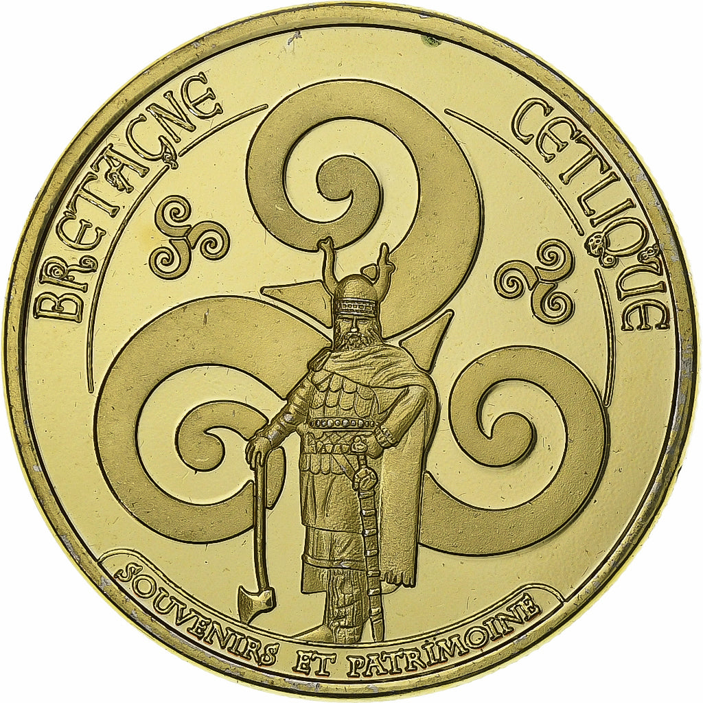 France, Token, Bretagne Celtique, Copper-nickel Aluminium, Souvenirs et