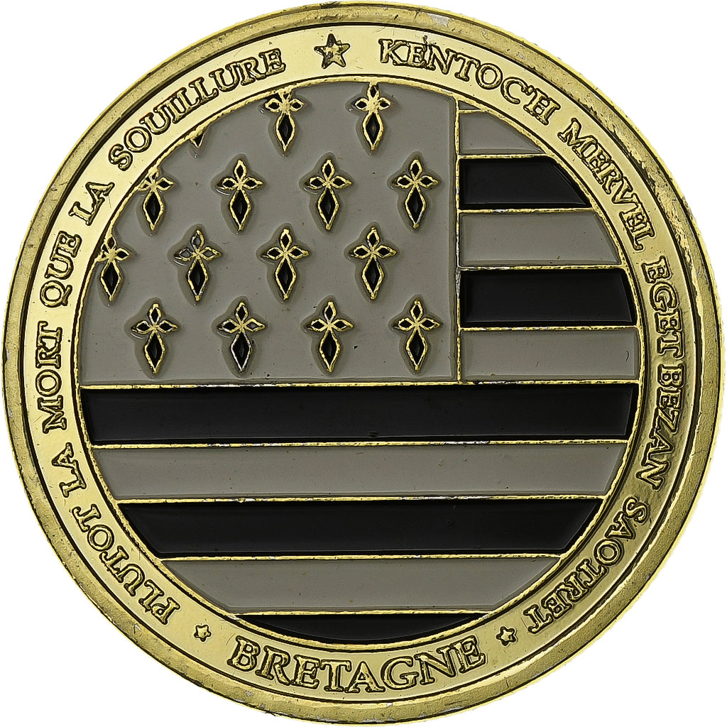 France, Token, Bretagne Celtique, Copper-nickel Aluminium, Souvenirs et