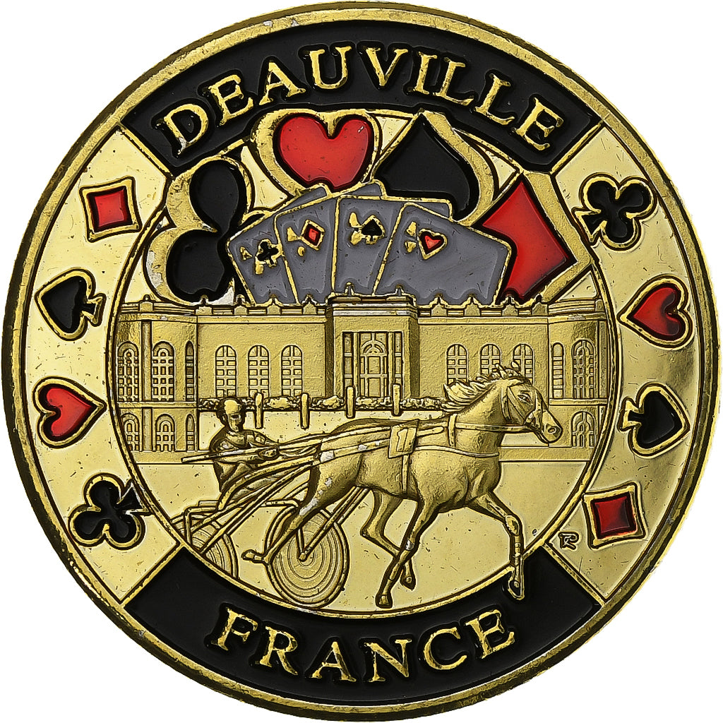 Francja, Token, Deauville - Casino, Miedzionikiel Aluminium, Souvenirs et
