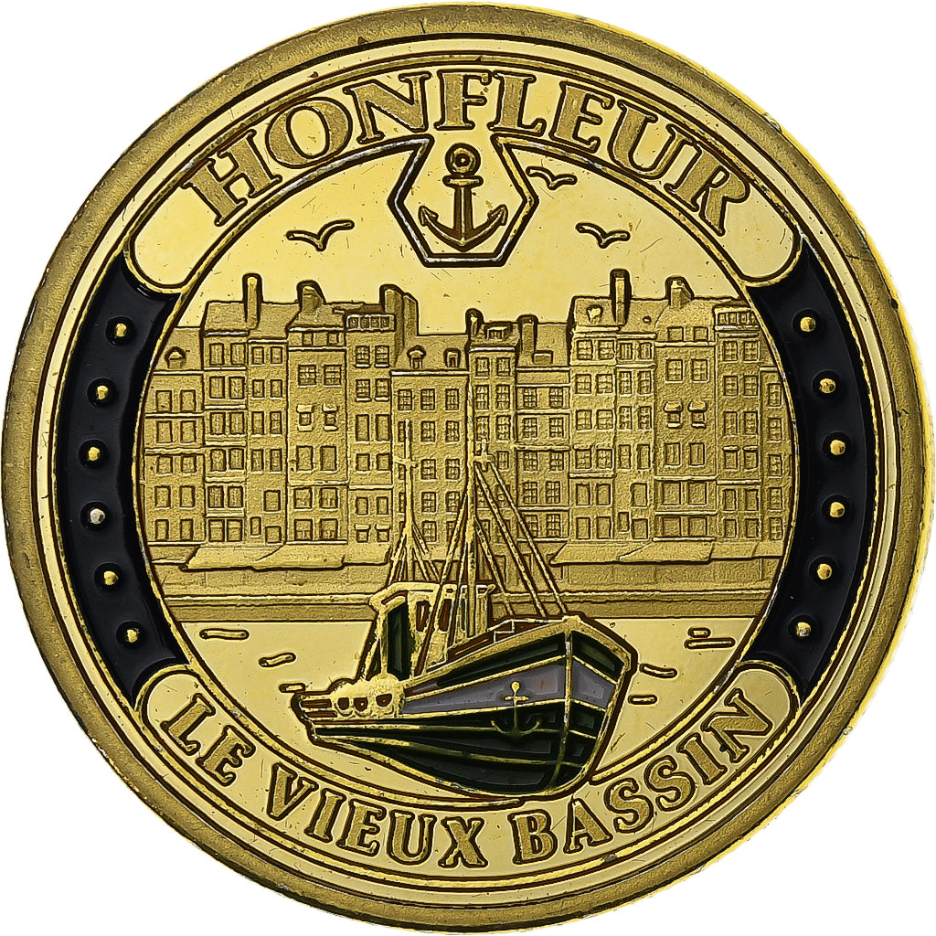 Francia, ficha, Honfleur - Le vieux bassin, Rame-nichel-alluminio, Souvenirs et