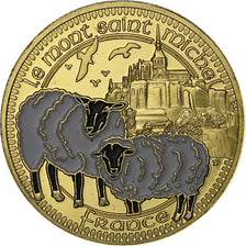 France, Jeton, Le Mont Saint-Michel, Cupro-nickel Aluminium, SUP, Souvenirs et