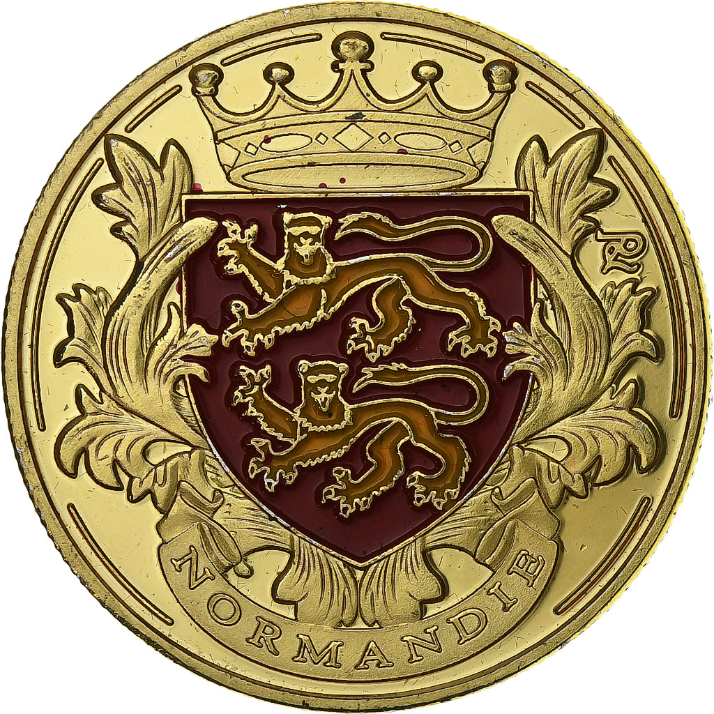 Frankreich, betaalpenning, Le Mont Saint-Michel, Copper-nickel Aluminium