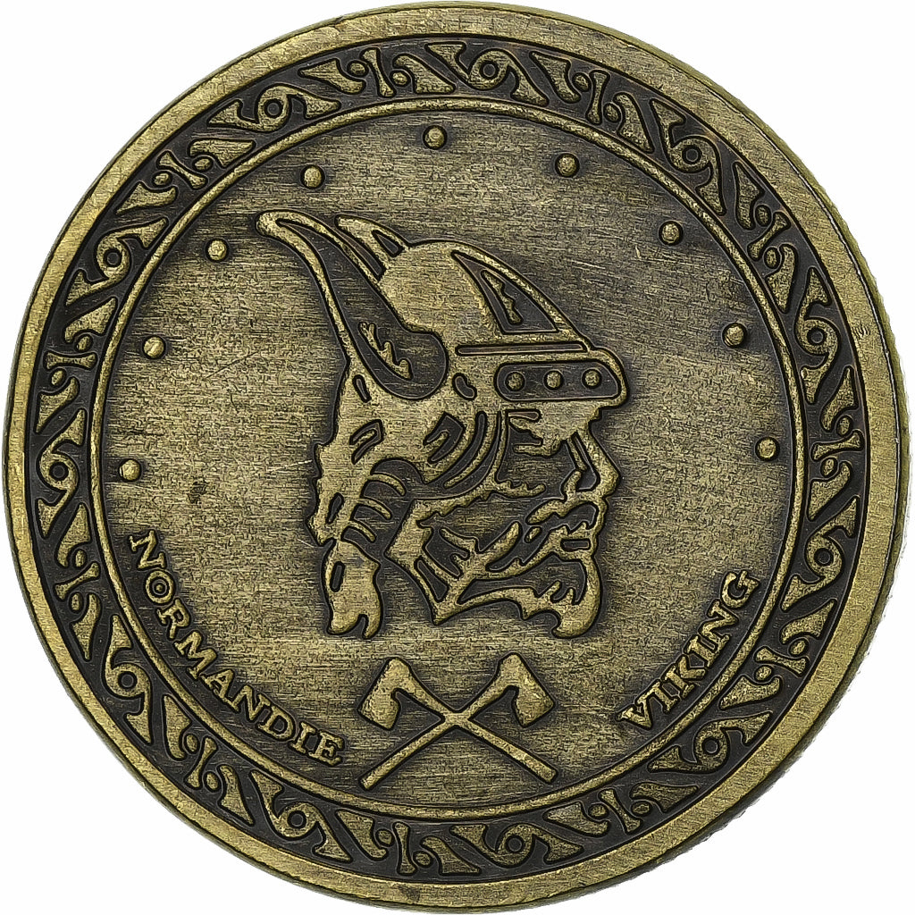 Francja, Token, Normandie - Viking, Miedzionikiel Aluminium, Souvenirs et