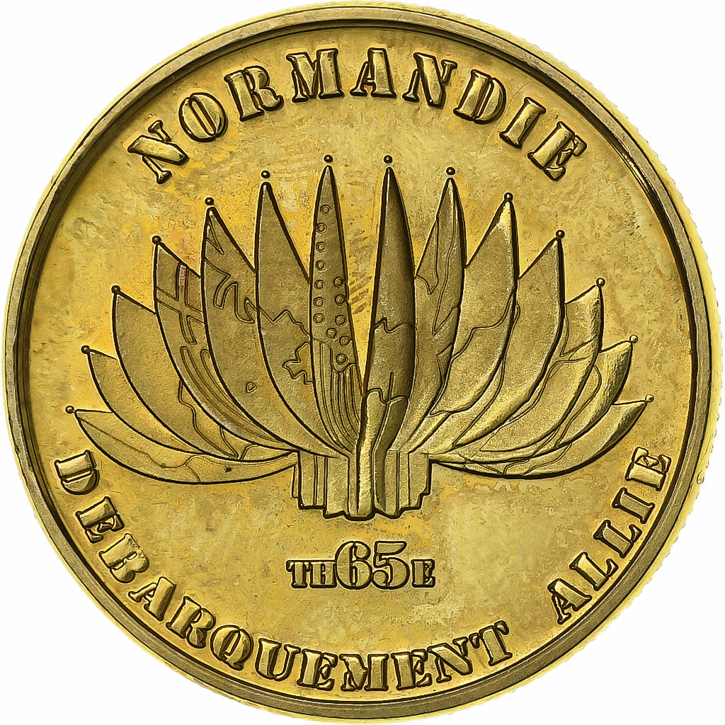 Frankreich, betaalpenning, Sainte-Mère Eglise, Copper-nickel Aluminium