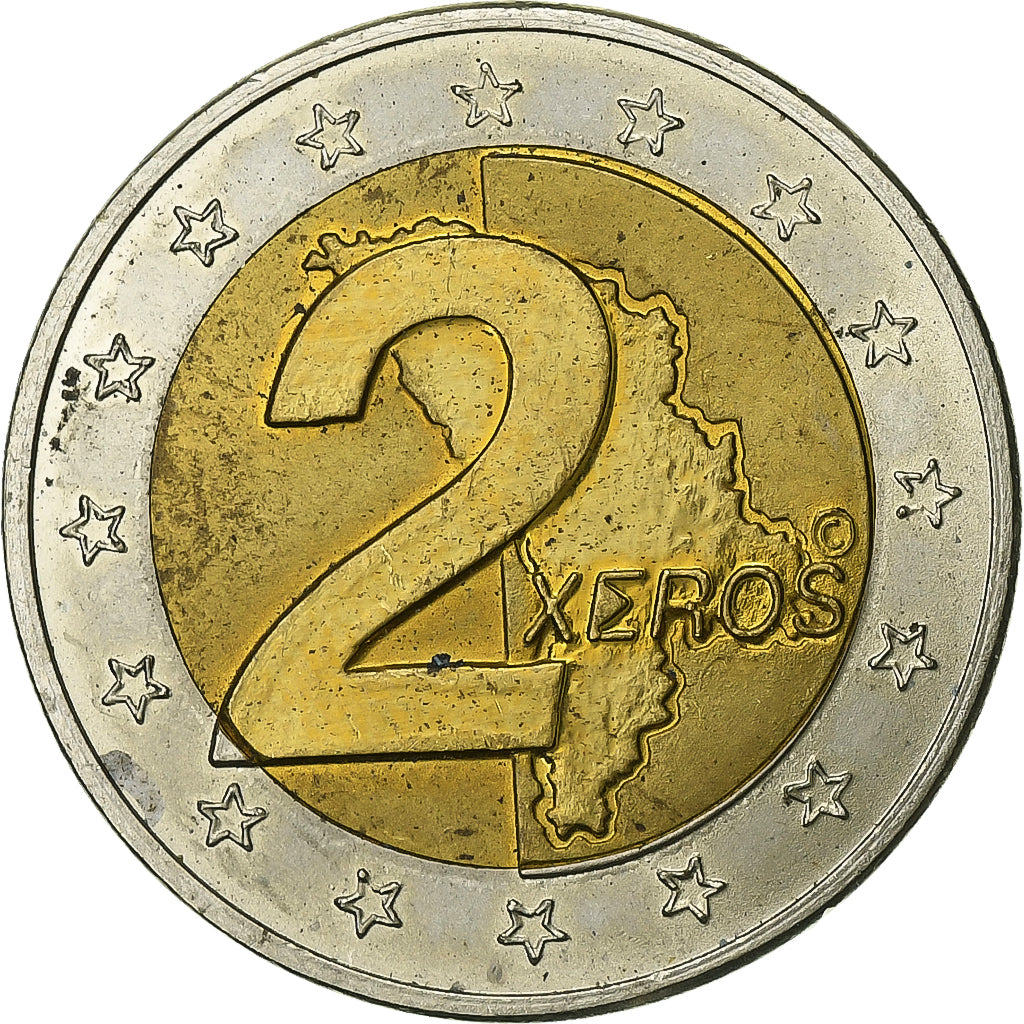 Grecia, 2 Euro, Fantasy Euro, 2010, Bi-metallico, SPL-