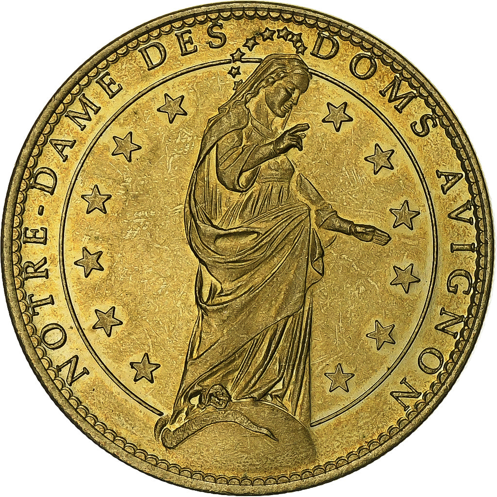 Francja, Token, Avignon - Cathédrale Notre Dame des Doms, 2007, Miedzionikiel