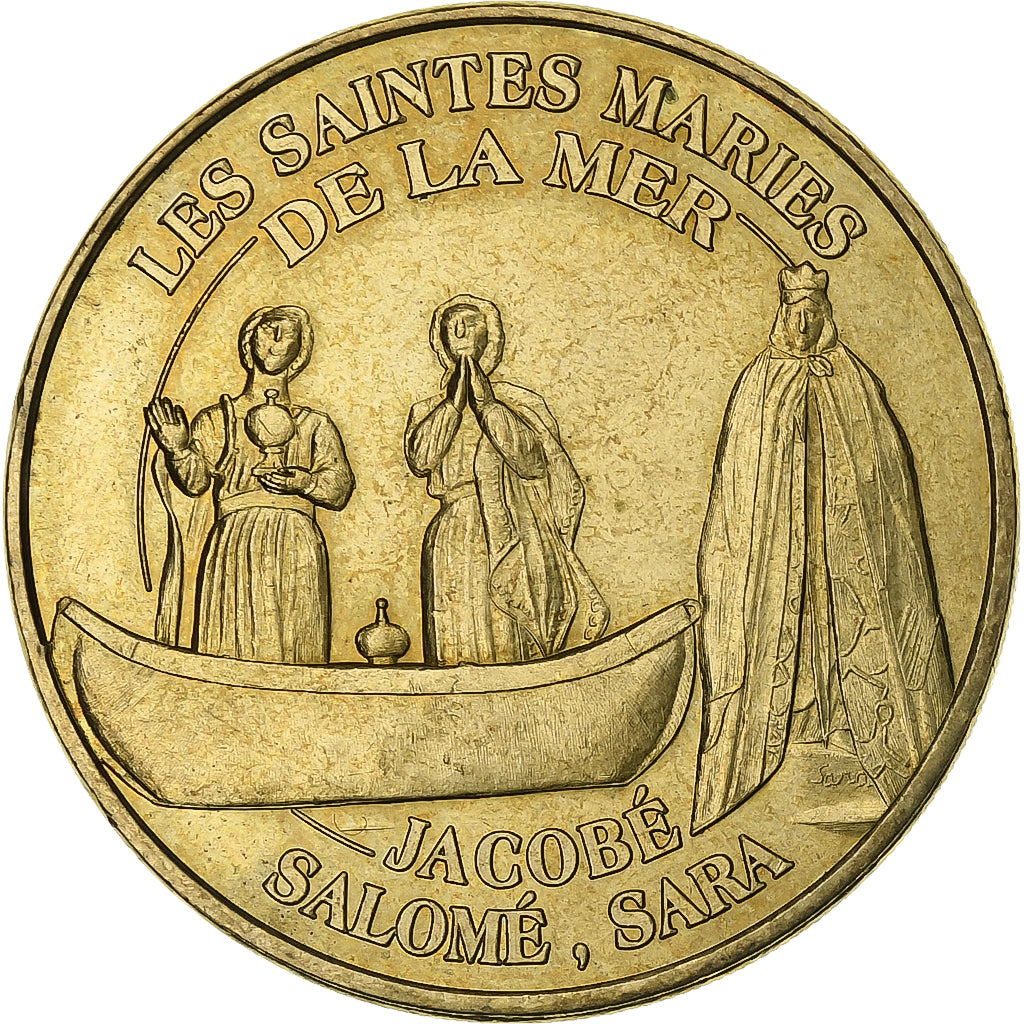 France, Token, 13/ Saintes-Maries de la Mer, 2011, Copper-nickel Aluminium