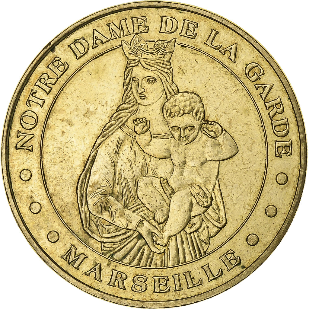 França, Token, Marseille - Notre Dame de la Garde, 2008, Cuproníquel