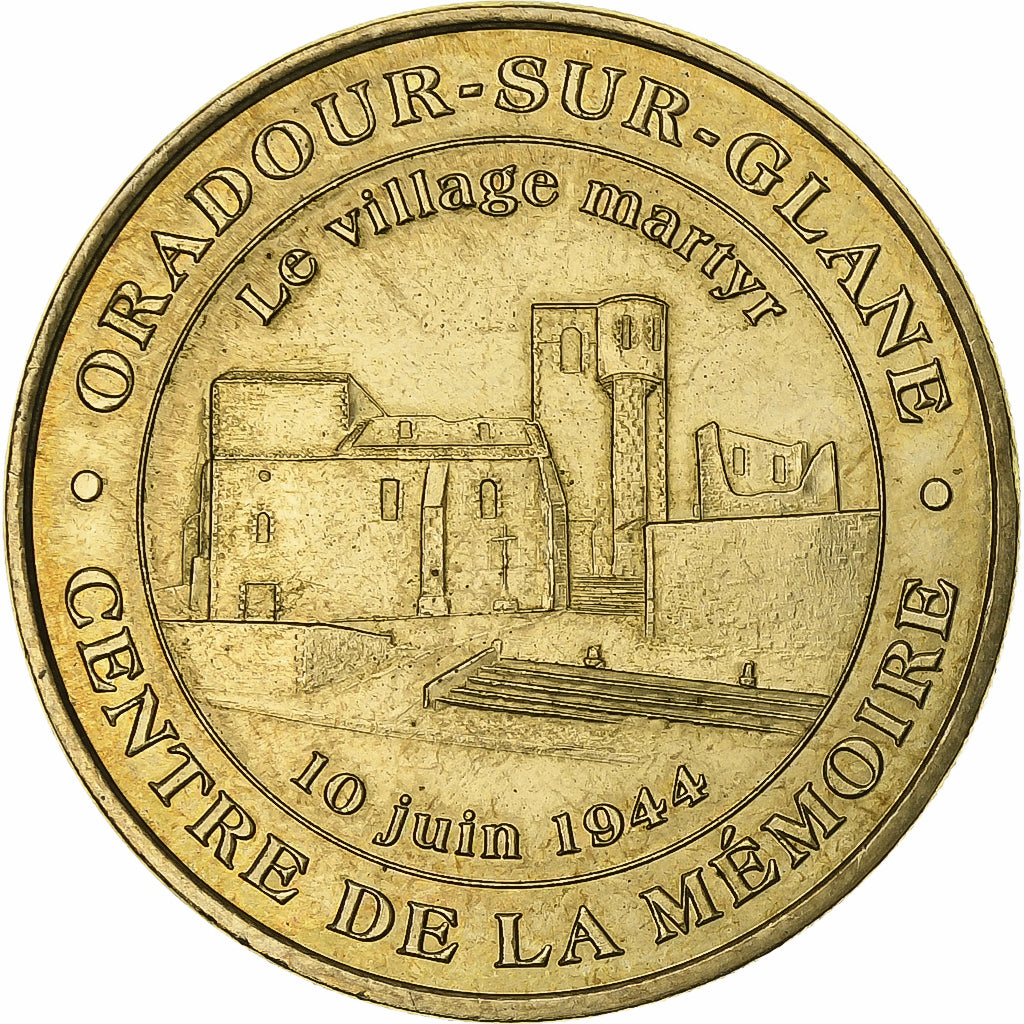 France, Token, Oradour-sur-Glane - Village martyr n°1, 2008, Copper-nickel