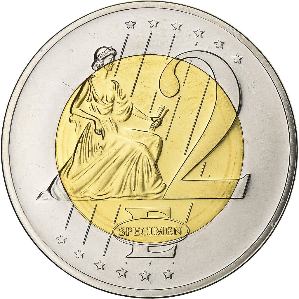 Schweiz, 2 Euro, unofficial private coin, 2005, Bi-Metallic, UNZ+