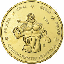 Svizzera, 20 Euro Cent, unofficial private coin, 2005, Rame-nichel-alluminio