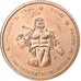 Suíça, Euro Cent, unofficial private coin, 2005, Cobre, MS(64)