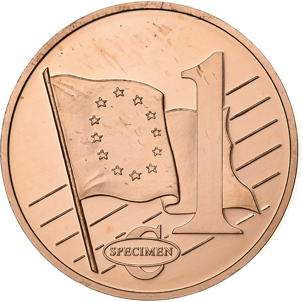 Suíça, Euro Cent, unofficial private coin, 2005, Cobre, MS(64)