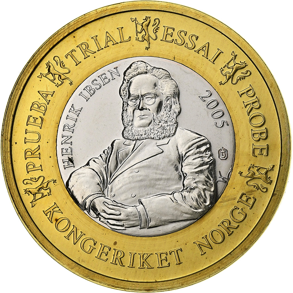 Norwegen, Euro, unofficial private coin, 2005, Bi-Metallic, UNZ+