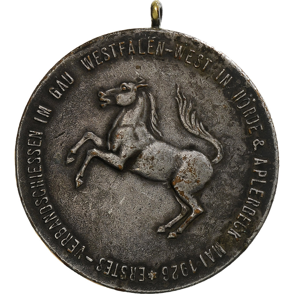 Niemcy, medal, Erstes Verbandschiessen im Gau Westfalen-West, 1926, Brąz