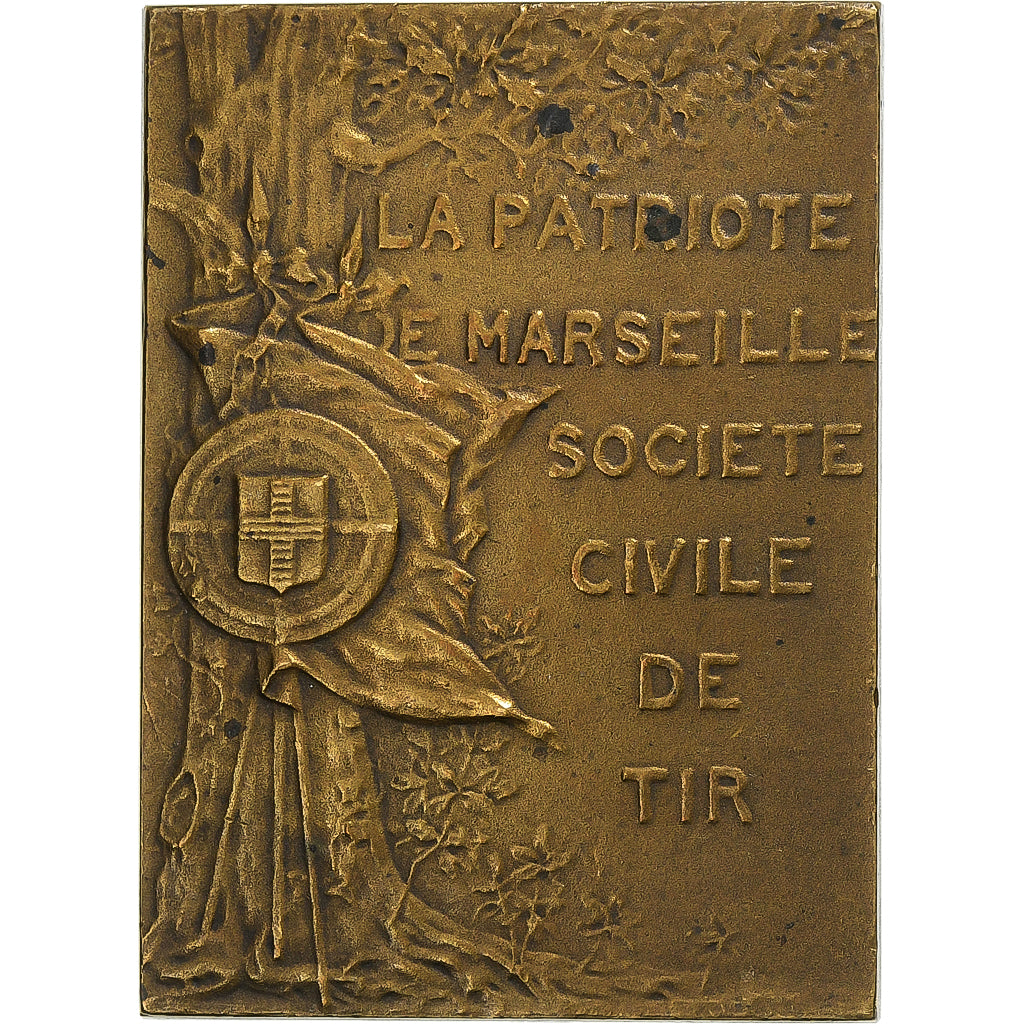 França, medalha, La Patriote de Marseille, Société Civile de Tir, Bronze