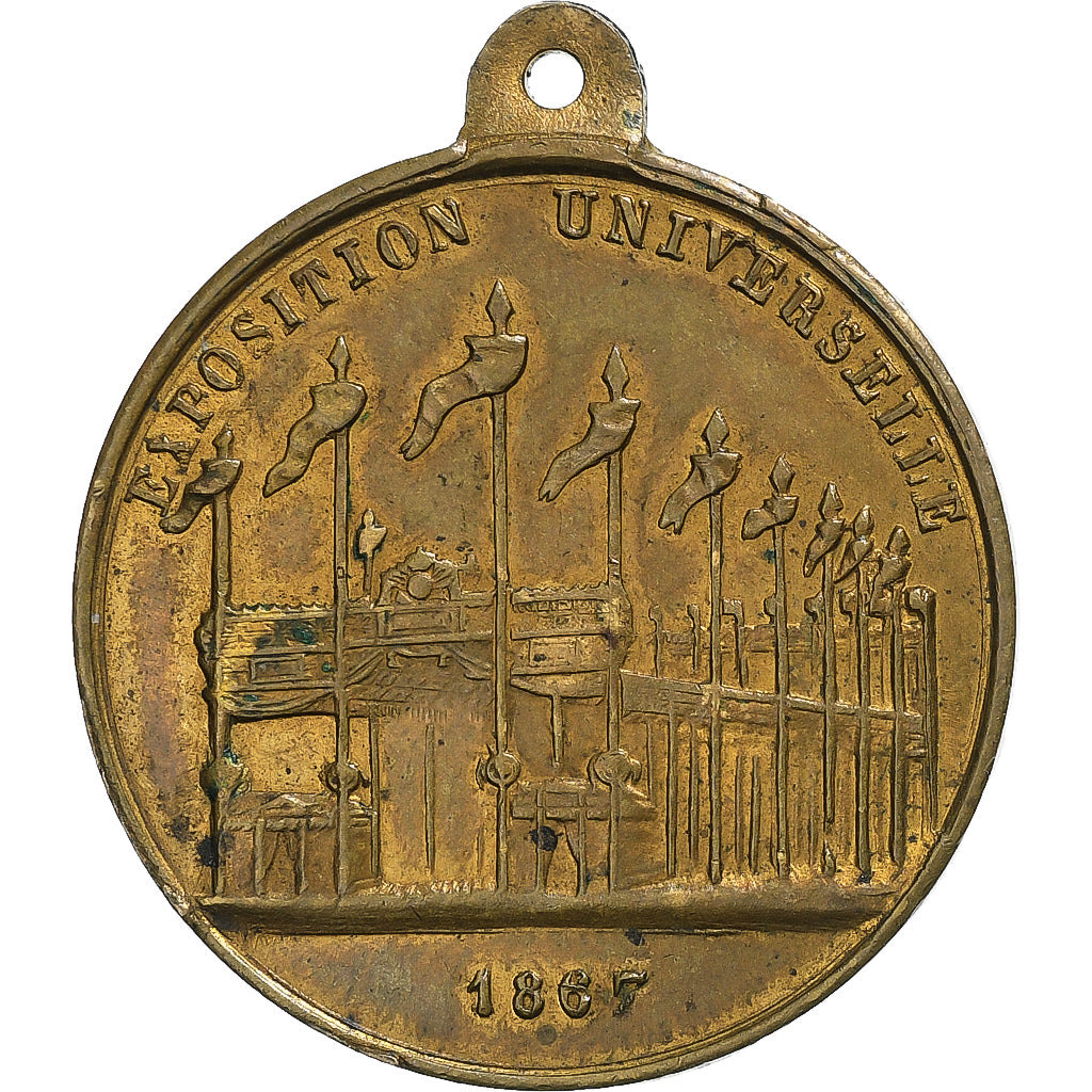 Frankreich, Medaille, Napoléon III, Exposition universelle de Paris, 1867