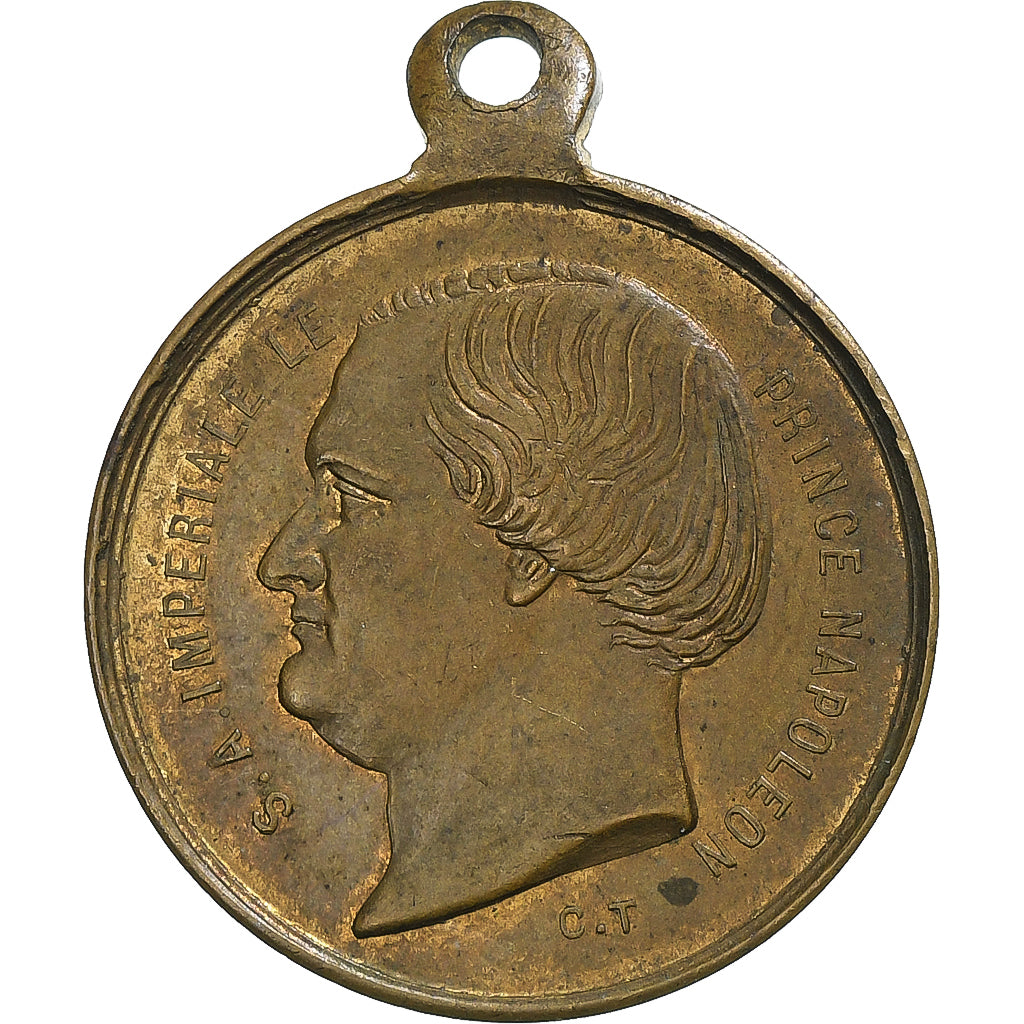 Frankrijk, Medaille, Mariage du Prince Napoléon et de Clotilde de Savoie, Tin