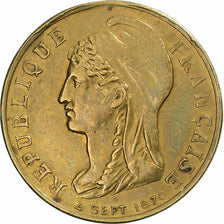 Francia, medalla, Paris Commune, 1871, Latón, EBC