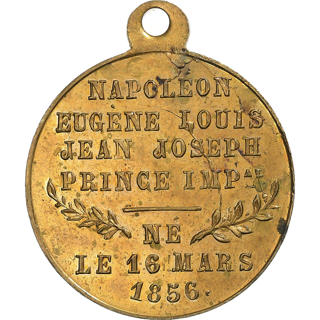 Frankrijk, Medaille, Paris Commune, Napoléon III, Baptème du Prince Impérial