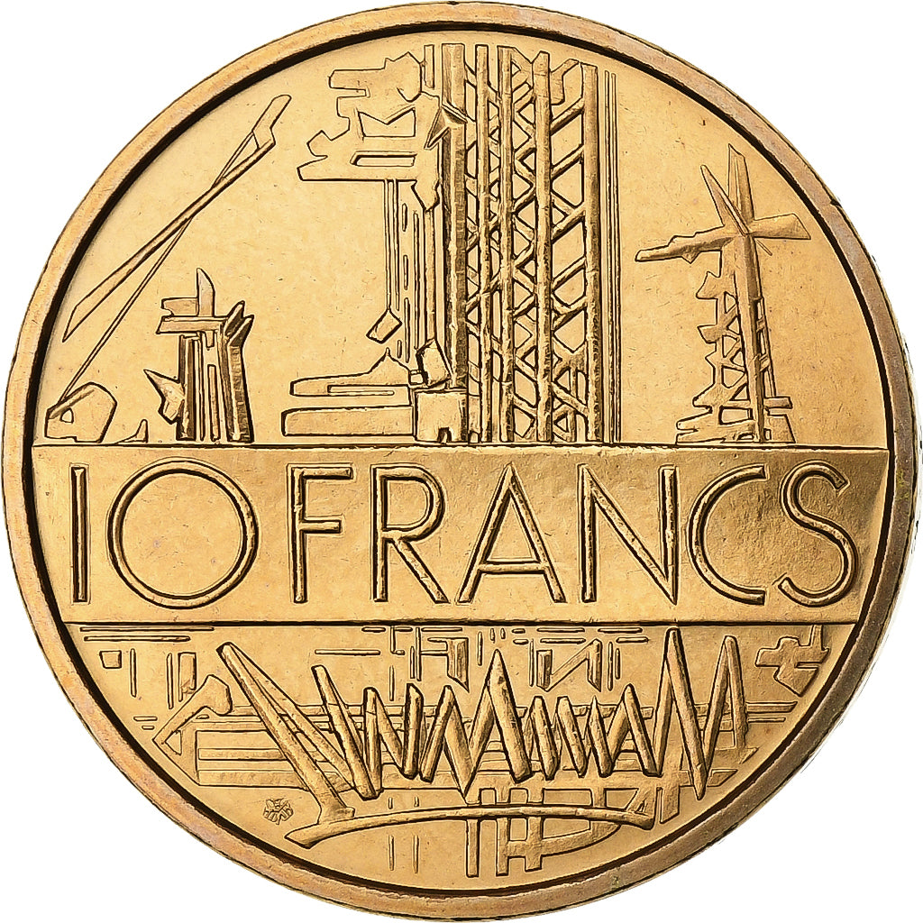 France, 10 Francs, Mathieu, 1974, Monnaie de Paris, série FDC, Tranche A