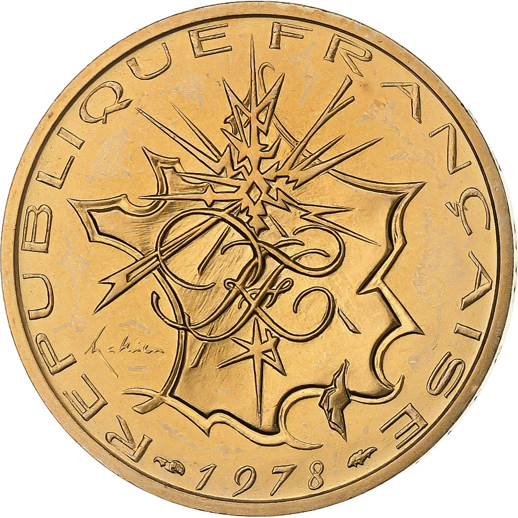 Francia, 10 Francs, Mathieu, 1978, Monnaie de Paris, série FDC, Tranche A