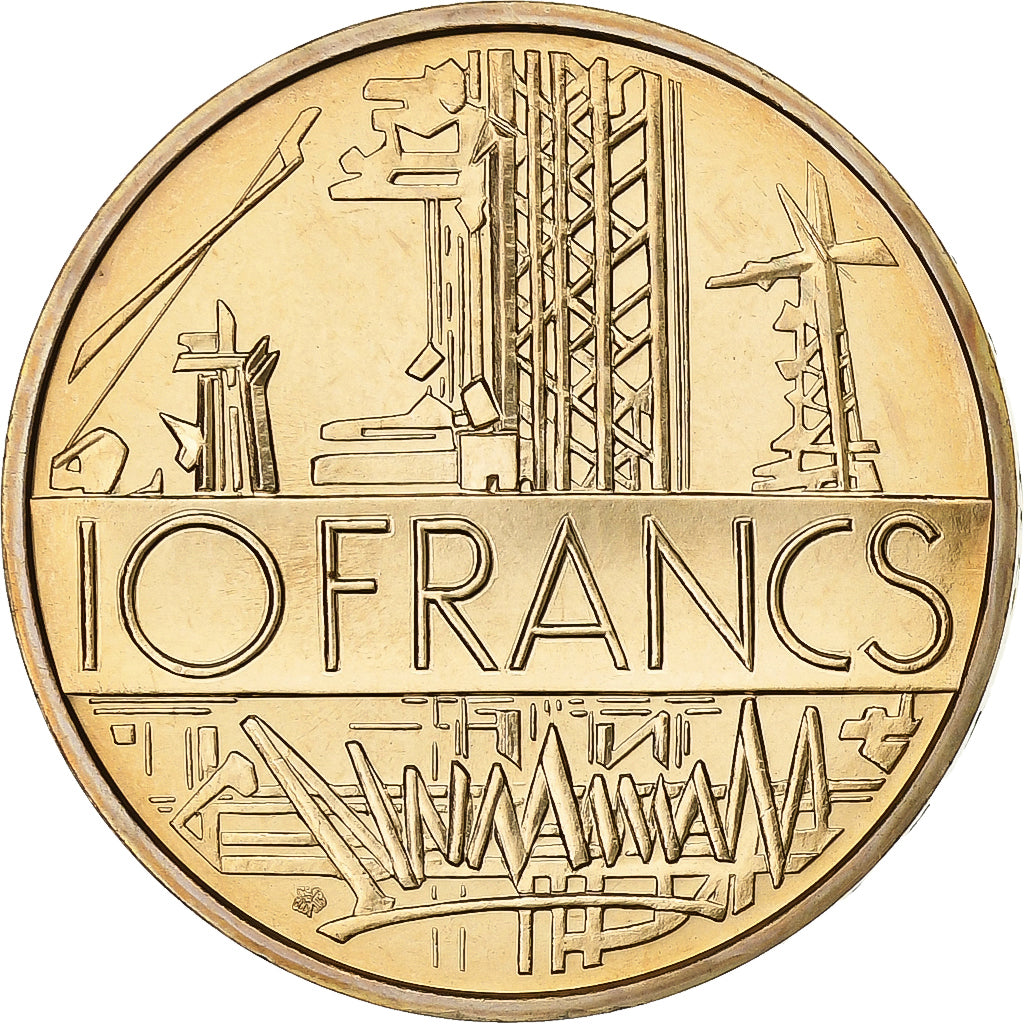 Francia, 10 Francs, Mathieu, 1978, Monnaie de Paris, série FDC, Tranche A