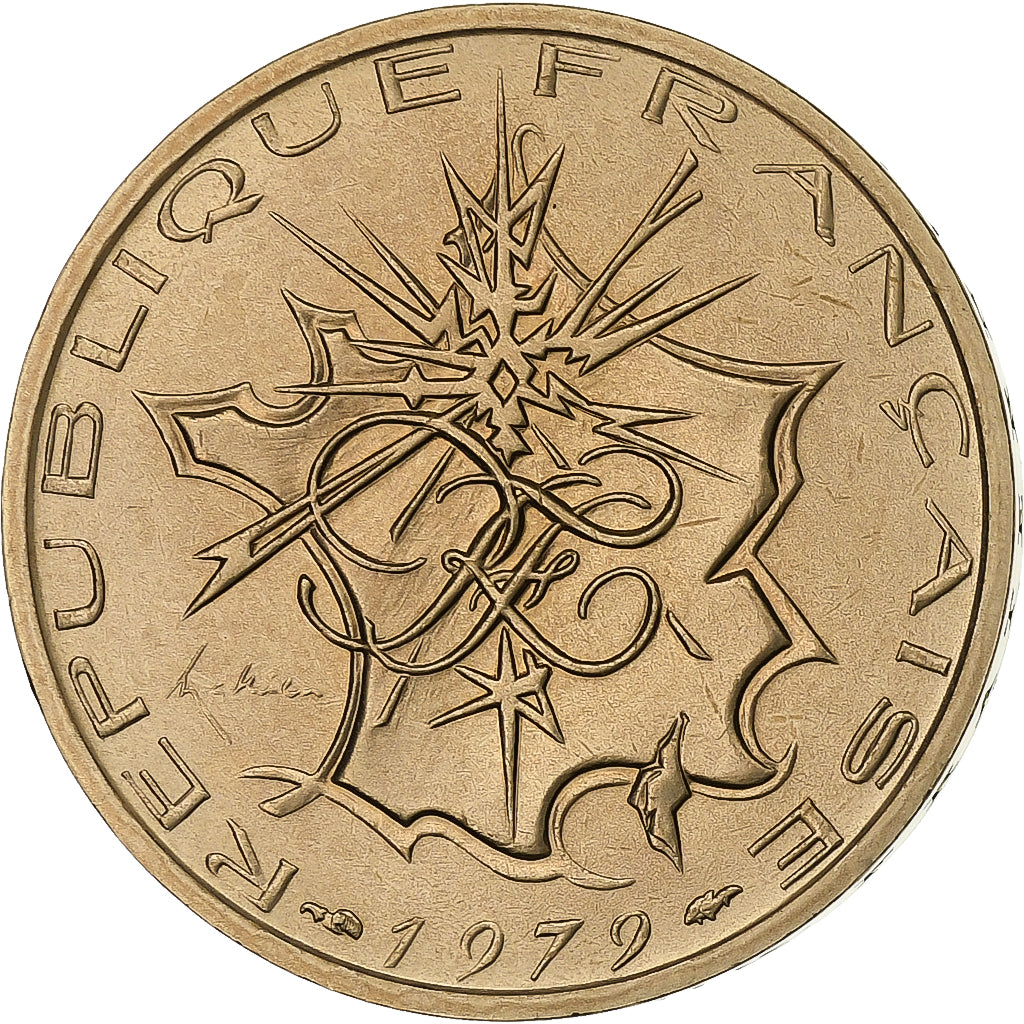 France, 10 Francs, Mathieu, 1979, Paris, Tranche A, Nickel-brass, MS(65-70)
