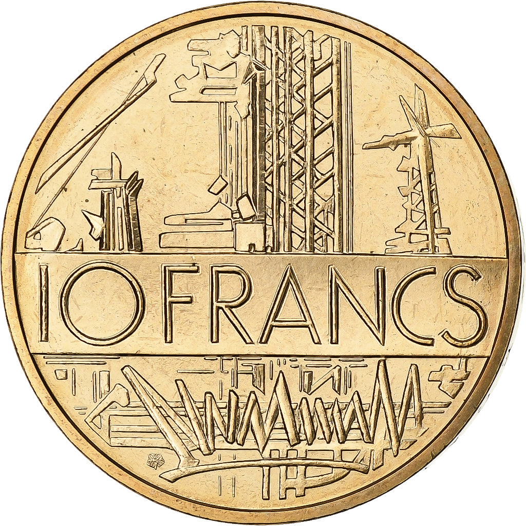 Francja, 10 Francs, Mathieu, 1980, Monnaie de Paris, série FDC, Tranche A