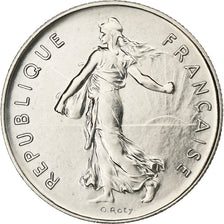 Francia, 5 Francs, Semeuse, 1974, Paris, série FDC, Rame-nichel, FDC