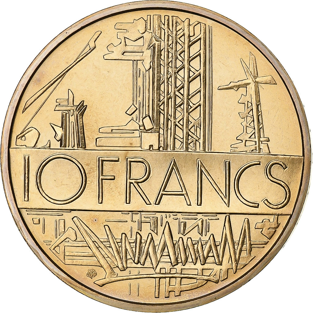 Francja, 10 Francs, Mathieu, 1978, Monnaie de Paris, série FDC, Tranche B