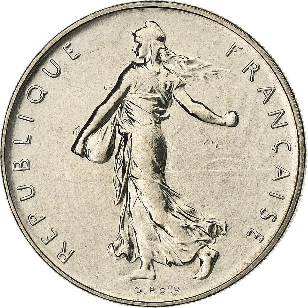 France, Franc, Semeuse, 1973, Paris, série FDC, Nickel, MS(65-70), Gadoury:474