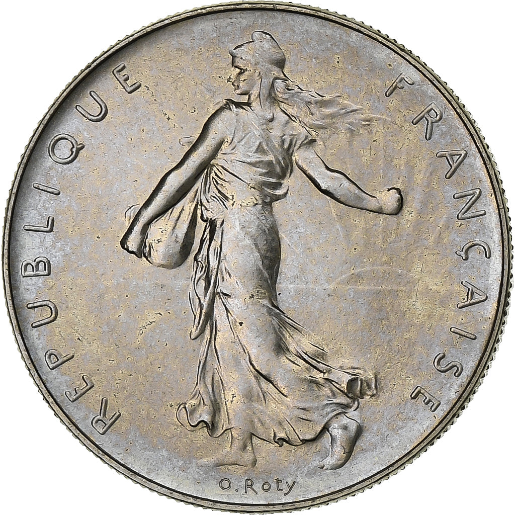 Moneda, Francia, Semeuse, Franc, 1975, Paris, série FDC, FDC, Níquel