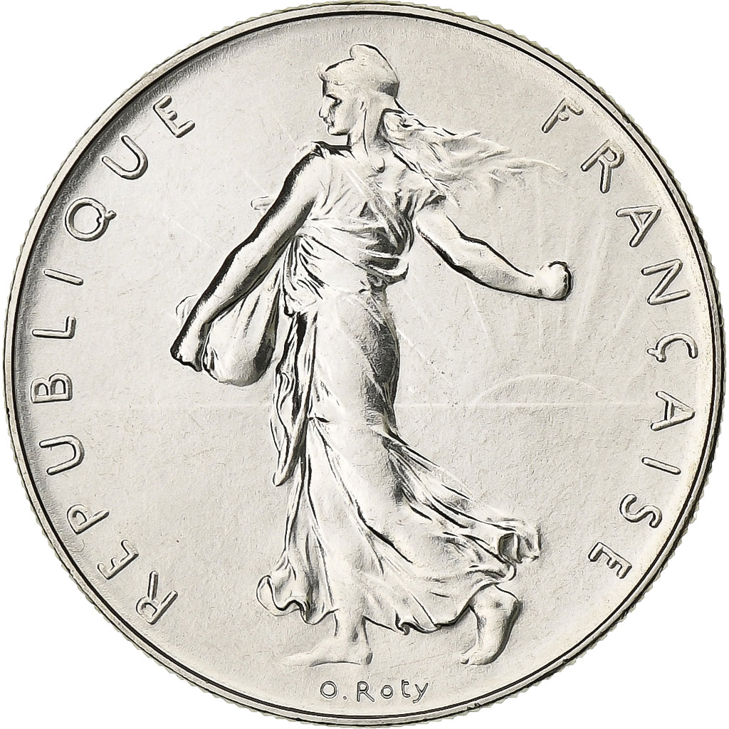 Francia, Franc, Semeuse, 1977, Monnaie de Paris, série FDC, Níquel, FDC