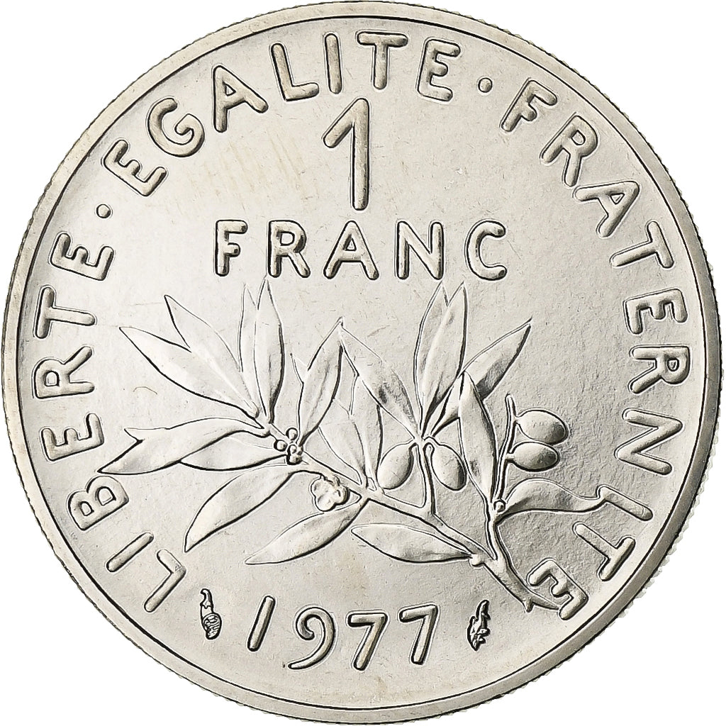 Francia, Franc, Semeuse, 1977, Monnaie de Paris, FDC, Nichel, FDC, Gadoury:474