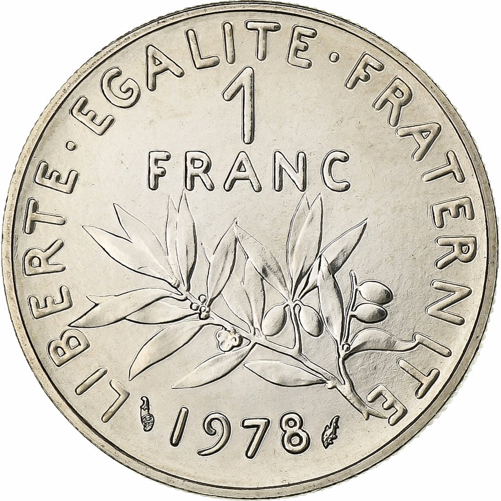 Francia, Franc, Semeuse, 1978, Monnaie de Paris, série FDC, Níquel, FDC