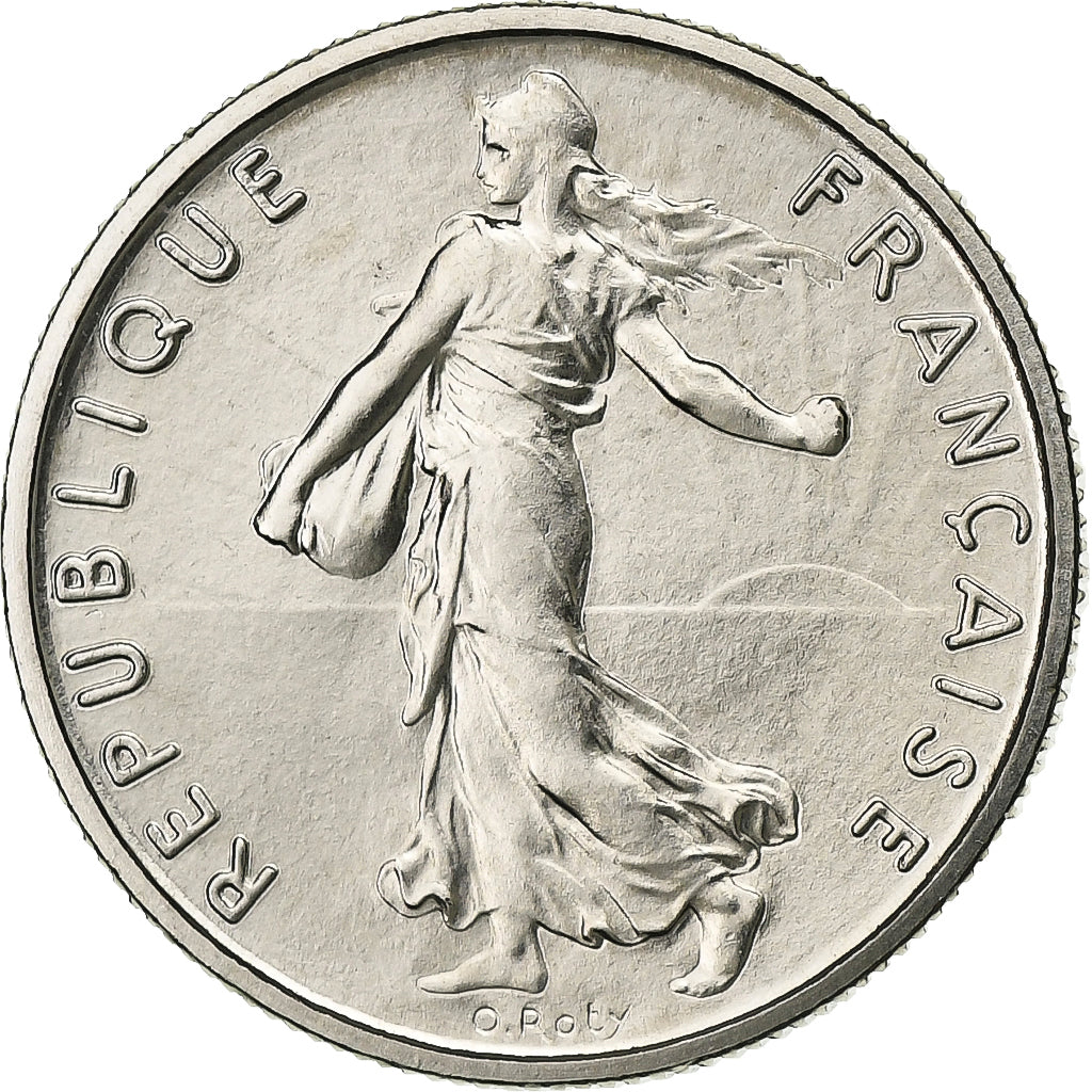 France, 1/2 Franc, Semeuse, 1969, Paris, série FDC, Nickel, MS(65-70)