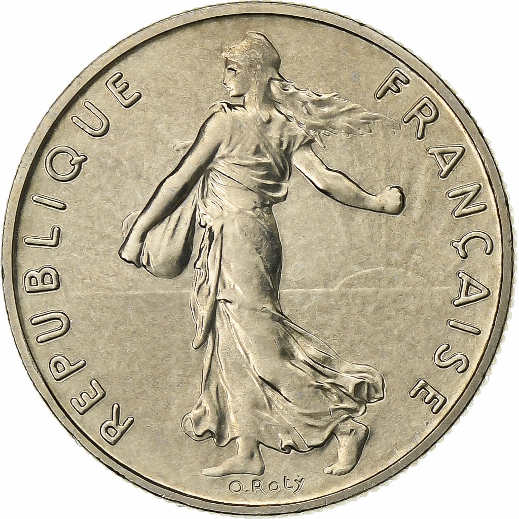 France, 1/2 Franc, Semeuse, 1978, Monnaie de Paris, série FDC, Nickel