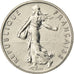Francja, 1/2 Franc, Semeuse, 1983, Paris, Nikiel, MS(65-70), Gadoury:429