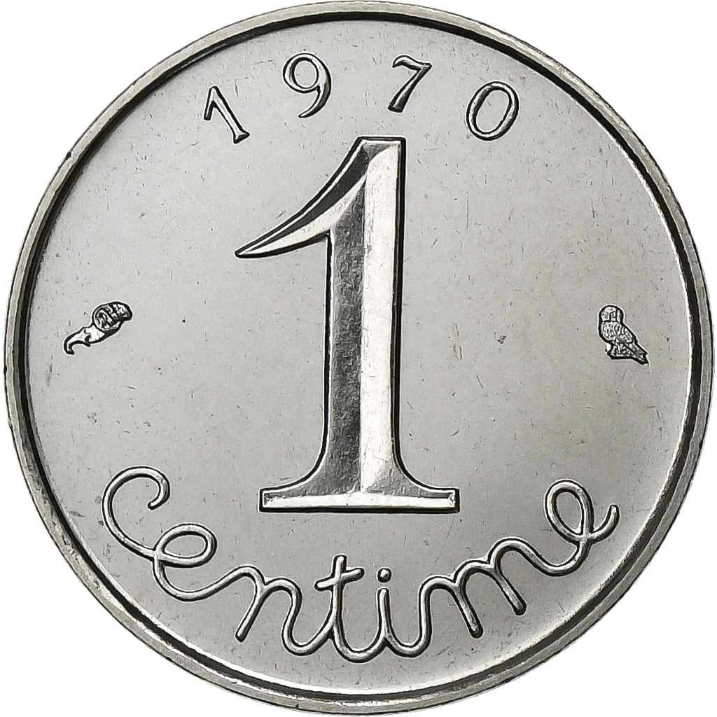 Francia, Centime, Épi, 1970, Paris, FDC, Acciaio inossidabile, FDC, Gadoury:91
