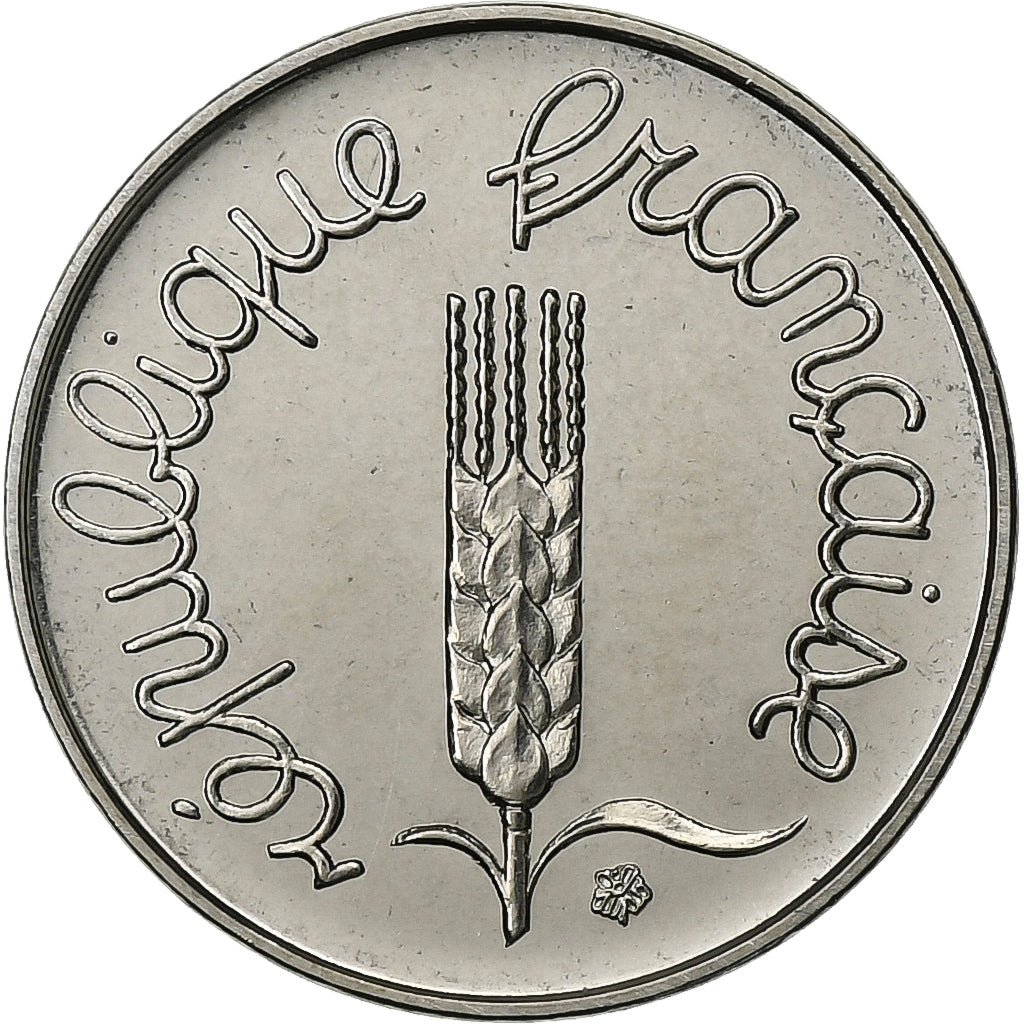 France, Centime, Épi, 1979, Paris, série FDC, Stainless Steel, MS(65-70)