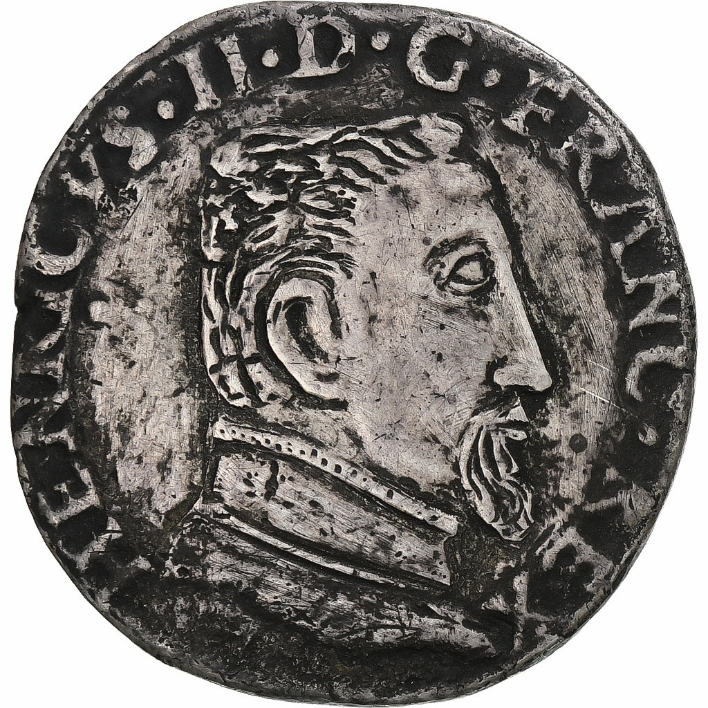 France, Henri II, Teston, 1555, Toulouse, Contemporary forgery, Silver