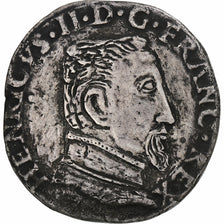 France, Henri II, Teston, 1555, Toulouse, Contemporary forgery, Silver